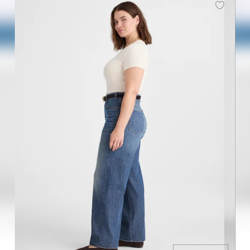 Madewell The Perfrct Vintage Wide-leg Jean - Harvey Wash + Comfort Stretch - Picture 3 of 9